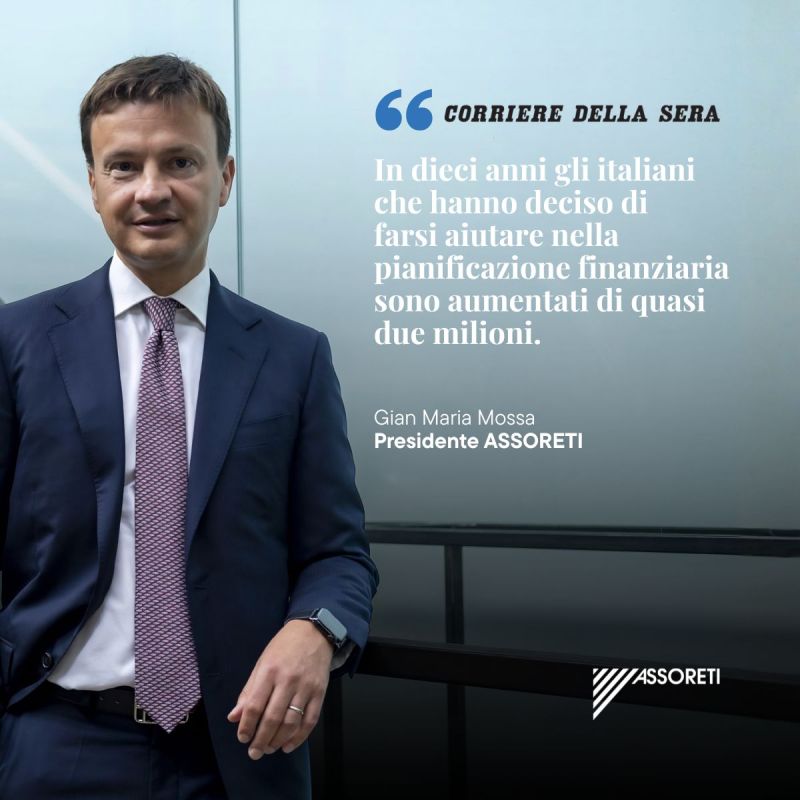 RASSEGNA STAMPA – “Il risparmio? Premiare chi investe su imprese e crescita.” Intervista di Gian Maria Mossa su Corriere della Sera del 24/07/2026.